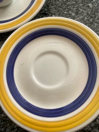 Juego de café de cerámica 6 tazas