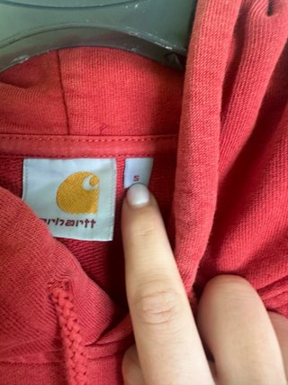 Sudadera Carhartt Roja Talla S
