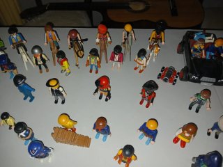 Lote de figuras y vehículos Playmobil