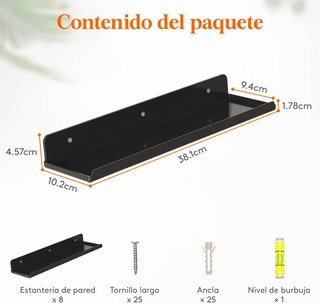 Estanterías flotantes 15'' (Set de 2)