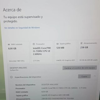 Microsoft Surface Pro 5 Tablet