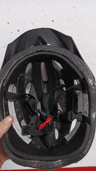 Casco de bicicleta Rockrider Negro 54-58cm