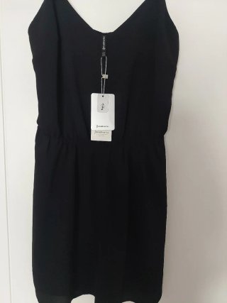 Mono negro Stradivarius con etiqueta