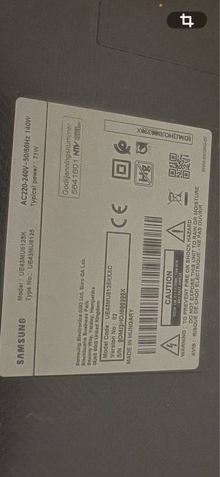Samsung Smart TV 43 4K Buen Estado