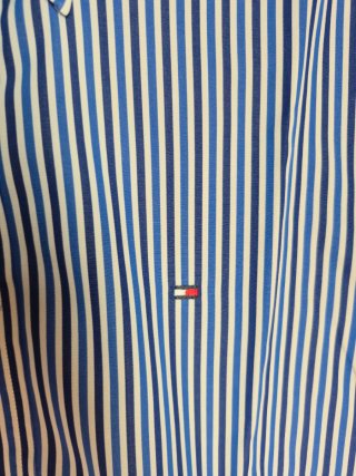 Camisa Tommy Hilfiger T2 Custom Fit Rayas