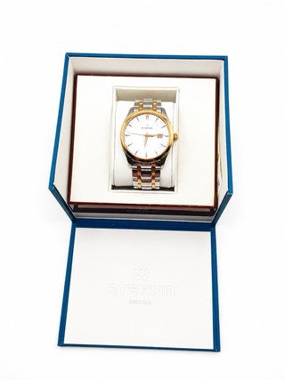 Reloj Eterna Automático Oro y Plata