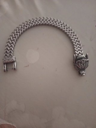 Pulsera Vikinga Acero Inoxidable Lobo