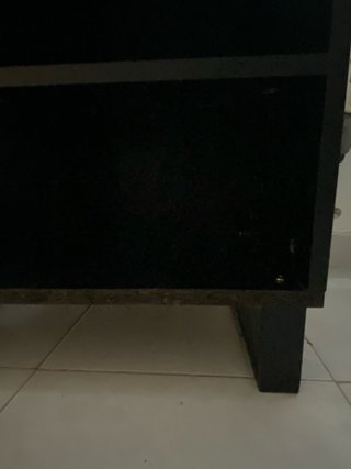 Mueble TV negro
