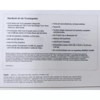 Apple MacBook Air 13 2020 A2179 i5 8GB RAM