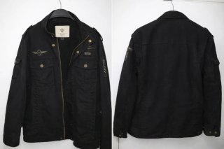 Chaqueta Militar WenVen Negra