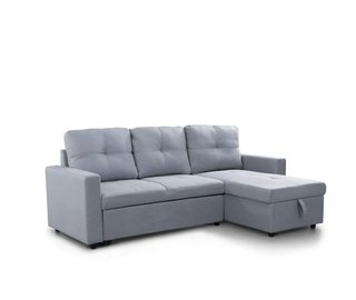 Sofá cama gris sin usar