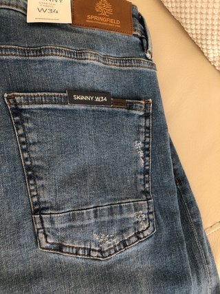 Jeans Springfield W34 Skinny EcoWash