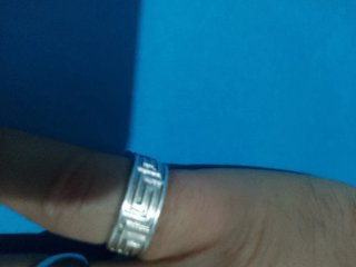 Anillo Plata Ley Hombre Diseño Griego