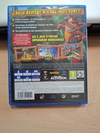 Crash Bandicoot N. Sane Trilogy PS4 (Blu-ray)