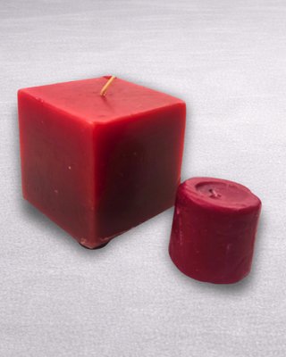 Set Portacandele in Cristallo IKEA con Candele Decorative
