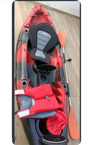 Carro kayak y ancla