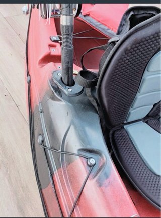 Carro kayak y ancla