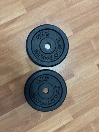 2 Discos de gimnasio 5kg Bodytone (2 unidades)