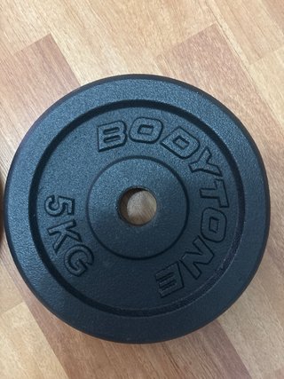 2 Discos de gimnasio 5kg Bodytone (2 unidades)