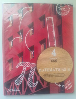 Libro Matemáticas 4°ESO