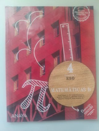 Libro Matemáticas 4°ESO