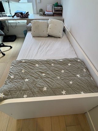 Cama doble para dormitorio juvenil