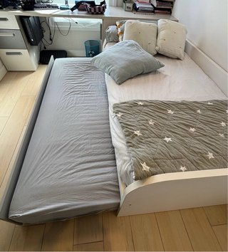 Cama doble para dormitorio juvenil