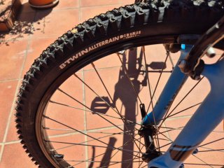 Bicicleta Montaña 24 Rockrider 500 Azul