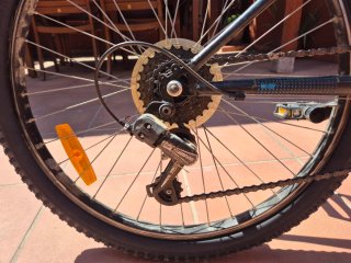 Bicicleta Montaña 24 Rockrider 500 Azul