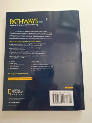 Libro de inglés Pathways. ISBN: 9781337625111