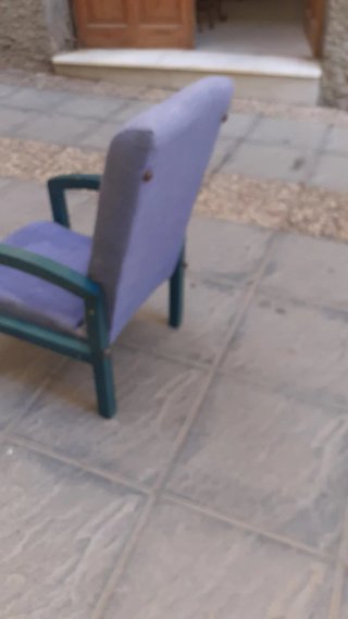 Sillón infantil azul