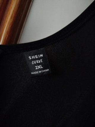 Vestido Negro Fiesta Shein Curve Talla 2XL