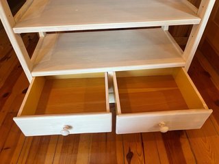 Mueble TV blanco madera