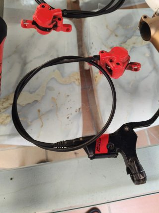 Lote horquilla y manillar bici