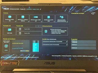 PORTÁTIL ASUS TUF GAMING 16 RYZEN7 16GB 512GB 3050
