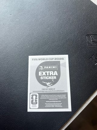 Achraf Hakimi Extra Sticker Plata Panini