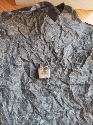 Abalorio Pandora Corazón Dorado y Plateado