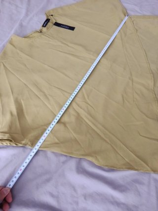Blusa ZARA Talla Única Amarilla