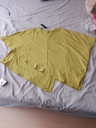 Blusa ZARA Talla Única Amarilla