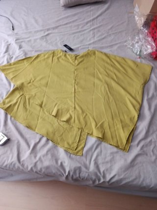 Blusa ZARA Talla Única Amarilla
