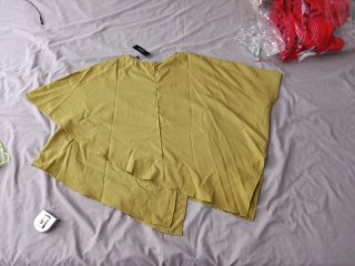 Blusa ZARA Talla Única Amarilla