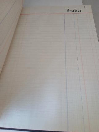 Libros de contabilidad como nuevos, sin usar