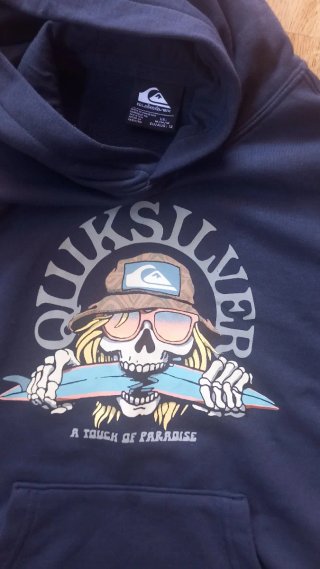 Sudadera Quiksilver Azul oscuro Talla: 12 años
