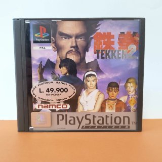 TEKKEN 2 PLATINUM + DEMO POINT BLANK PS1 SONY