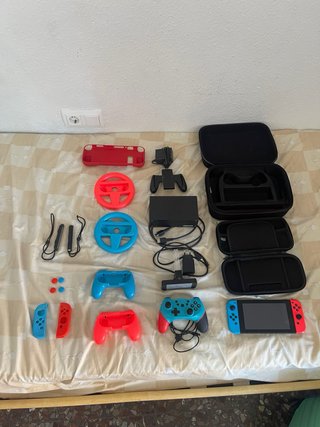 Nintendo Switch Negra + Accesorios