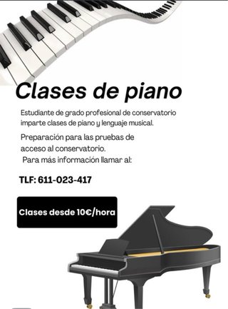 Clases Piano en verano