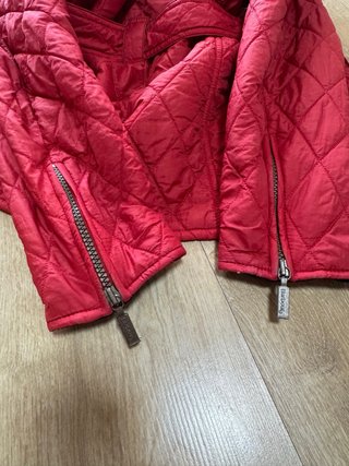 Chaqueta Barbour Roja Acolchada