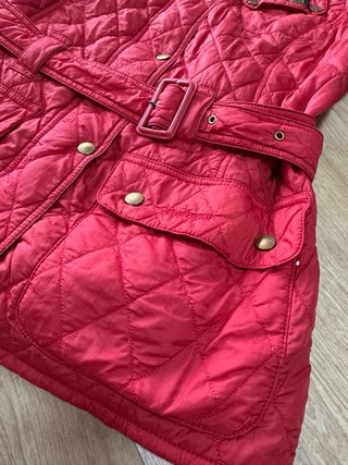 Chaqueta Barbour Roja Acolchada