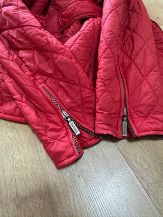 Chaqueta Barbour Roja Acolchada