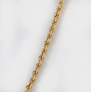 Cadena cordón oro 18k 750 60cm
